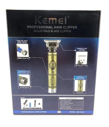 Máquina de Acabamento Kemei Km-1974A Buda Aparador Cabelo Novo na Caixa