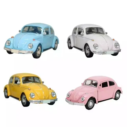 Fusca Die-Cast Metal Antigo Escala 1:32