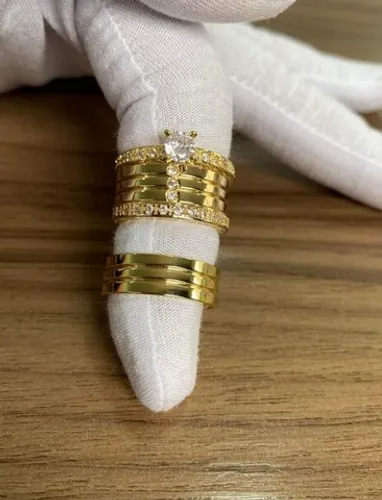 Alianças de Moeda Antiga Casamento Noivado 