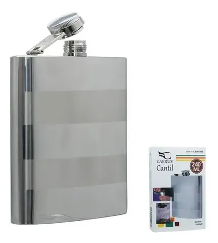 Cantil Aço Inox 240ml Crs-6930 Caerus
