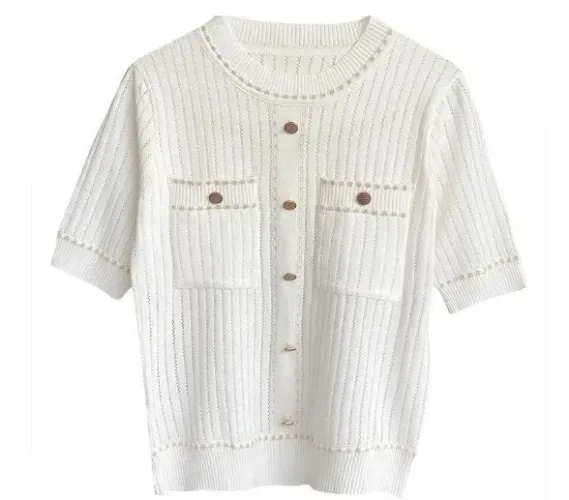 Blusa Feminina de Fio Tricotado