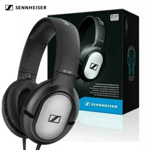 Fone de Ouvido Sennheiser HD 206 Headphone Profissional (Novo Original)