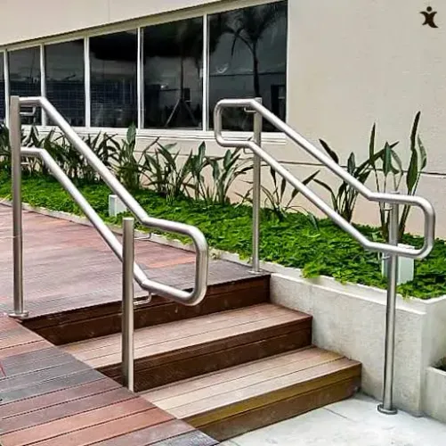 Corrimão em aço inox- aço inox em geral 