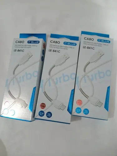 Cabo USB Type-C Turbo Recarga Rápida - IT BLUE - LE-841C