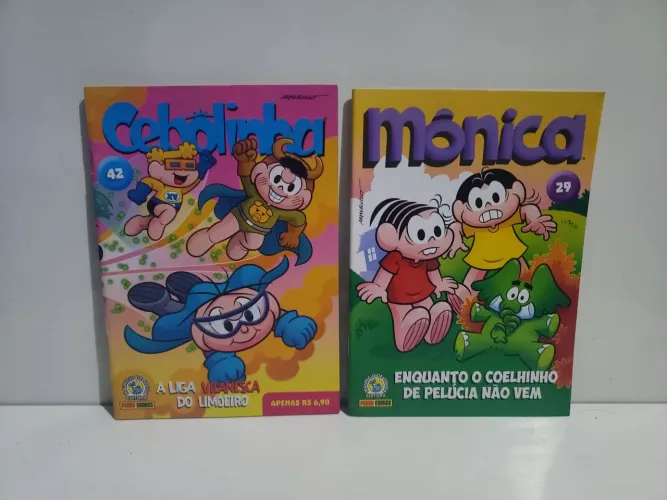 Gibis Turma da Mônica Editora Panini Mônica 29 e Cebolinha 42