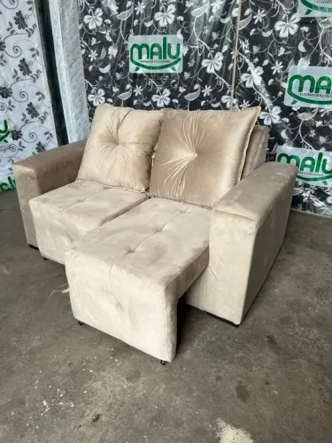 ESTOFADO RETRÁTIL MALU RAVENA 3 LUGARES *R$ 1160,00* 2 LUGARES *R$ 890,00*