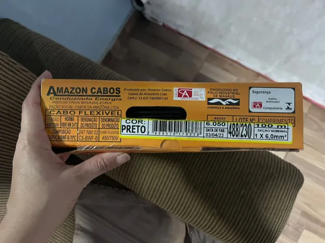 Cabo 6mm Amazon 
