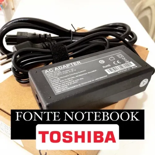 Carregador para Notebook Toshiba - Novo e na Caixa!h