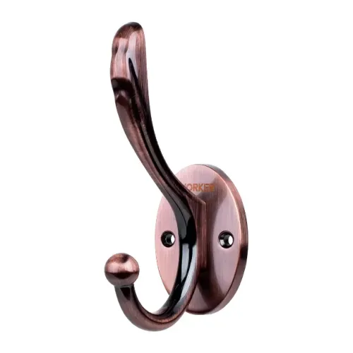 Gancho De Parede Duplo - Cor Cobre Antigo Worker