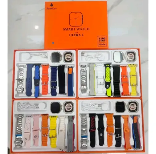 Relógio smartwatch S100 ultra 7 pulseira