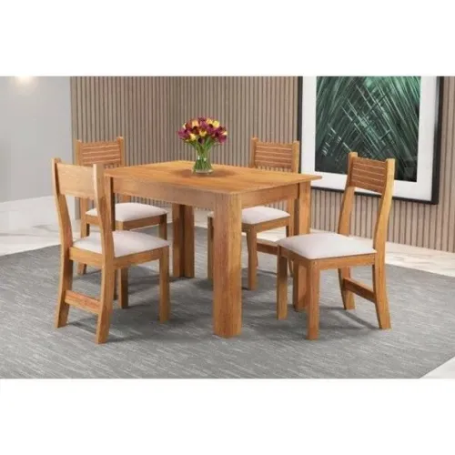 Mesa de Jantar Palace com 4 cadeiras!! Rf7218m