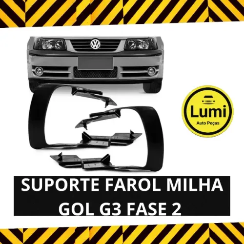 Suporte Farol de Milha Gol G3 Fase 2 - NOVO 