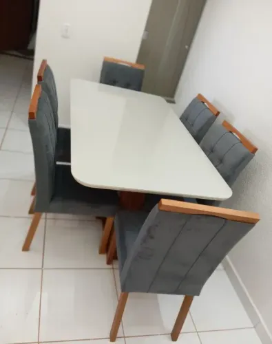 Mesa de jantar Linda 6 lugares ( pronto entrega )