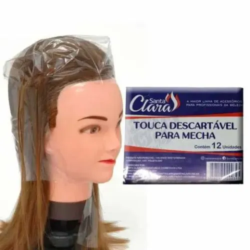 Touca Descartável P/ Mecha C/12un Santa Clara