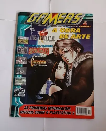 Revista Gamers Ano 5 Nº 38 Castlevania 64 Final Fantasy 8