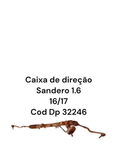 Caixa de direção Sandero 1.6 16/17