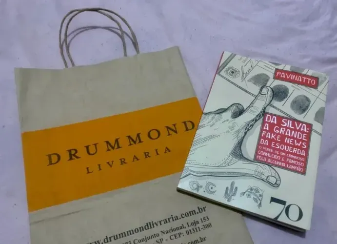Livro Da Silva: A Grande Fake News da Esquerda ( Pavinatto) - Autografado.