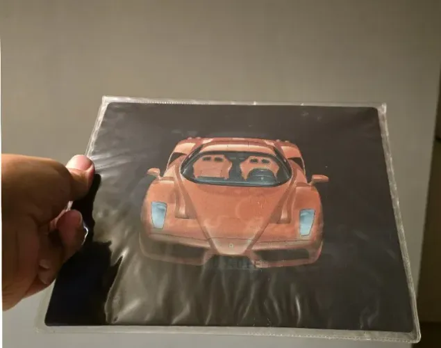 Mouse Pad Holográfico Ferrari Enzo - Raridade Direto de Maranello!