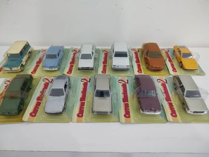 Miniaturas da coleção Carros Nacionais, Carros do Brasil e Carros Brasileiros