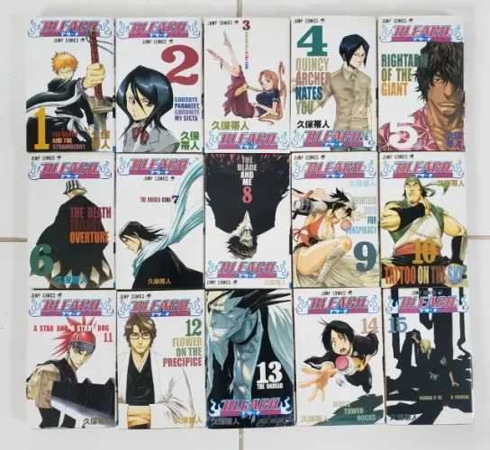 Mangá em Japonês - Bleach - 01 ao 45