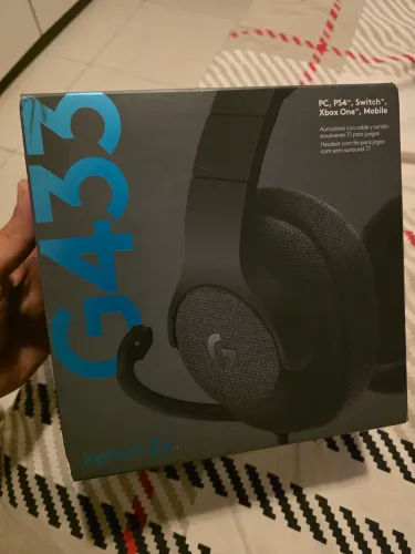 Headset Gamer Logitech G433 - Original e em excelente estado!