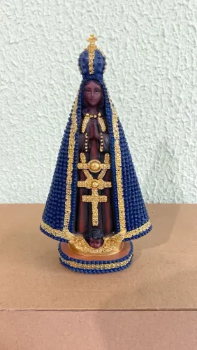 Nossa Senhora em Resina com 25cm de altura