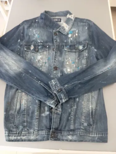 Jaqueta Jeans Masculina customizada