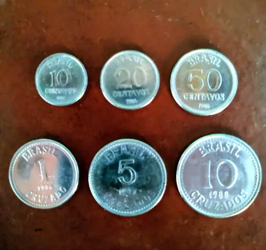 Lote de moedas de "CRUZADOS"