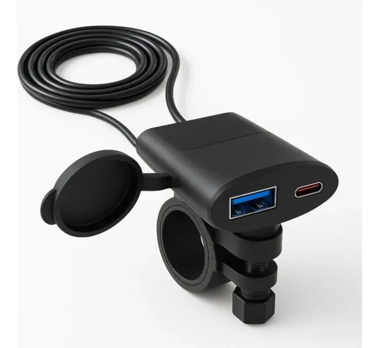 Carregador turbo USB celular pra Moto 30w 3.0 - Design Moderno