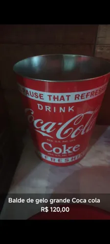 Balde de Gelo Coca-Cola Grande