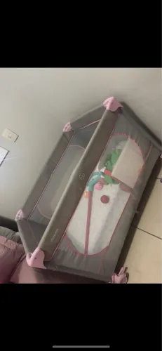 Vendo Berço Cercado Premium Chiqueirinho Portátil Com Mobile