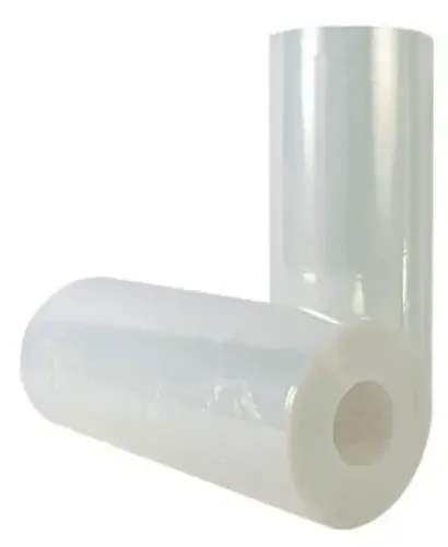 ROLO FILME STRETCH TRANSPARENTE 50 CM SEM TARUGO 25 MICRAS