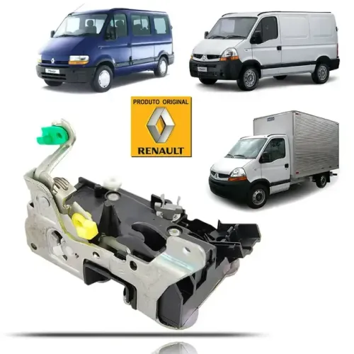 Fechadura Porta Dianteira Lado Esquerdo Manual Renault Master 2002 a 2013