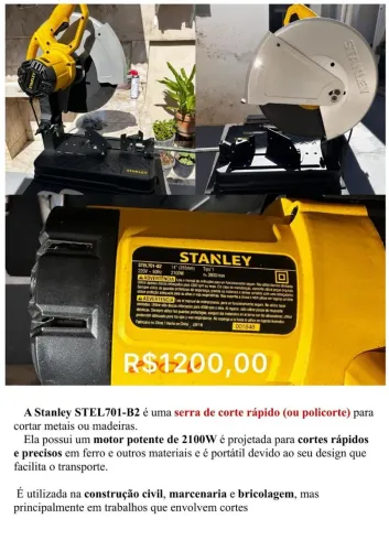 Serra de Corte Rápido STANLEY