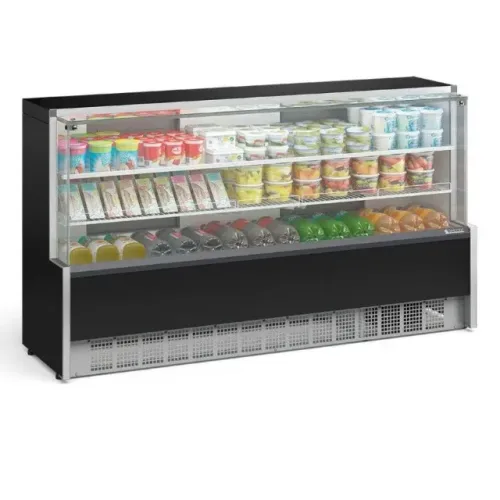 Balcão Refrigerado 2 Placas Frias 2,05m GPDA-205R PR Gelopar