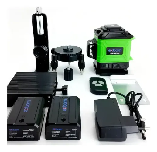 Nível Laser 3d Exbom 12 Fepro-nl1230 Linhas Recarregável Cor