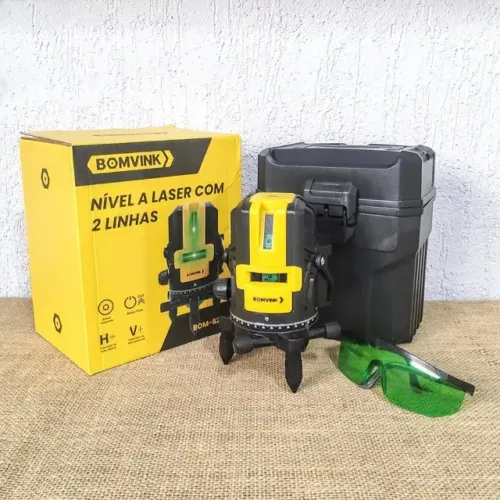 Nível à Laser 2 Linhas BOM-6210 Bomvink
