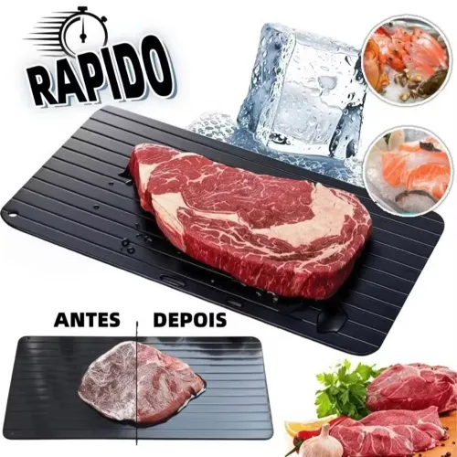 TÁBUA MÁGICA DESCONGELA RÁPIDO ALIMENTO