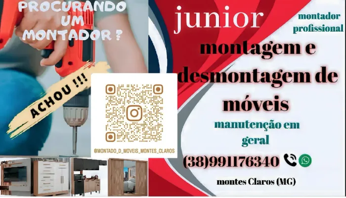 Montador de móveis Montes Claros