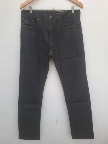 calça jeans resinada g-star raw