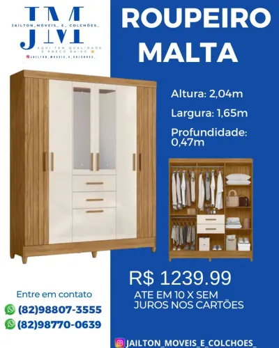 MEGA PROMOÇÃO DE GUARDA ROUPA CASAL TEMOS APARTI DE 820