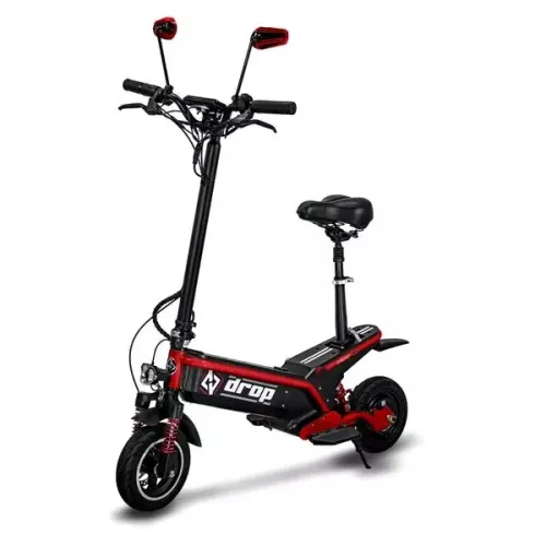 Patinete Elétrico Drop Jetter 36v 500w Preto/Vermelho 
