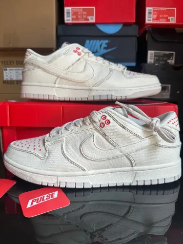 Nike Dunk Low SE Sashiko Light Orewood Brown - tamanho 41BR, original (810)