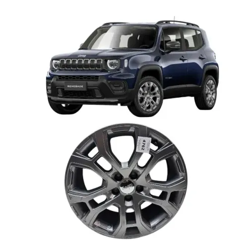 Roda Liga Leve Aro 18 Cinza Jeep Renegade 22 a 24 100275587 etq4762