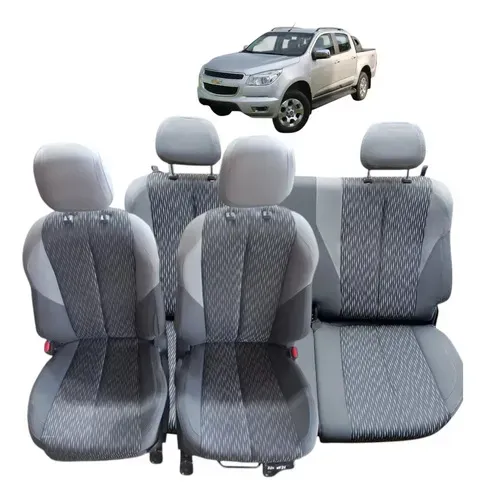 Jogo Bancos Chevrolet Gm S10 Cabine Dupla 2013 2016