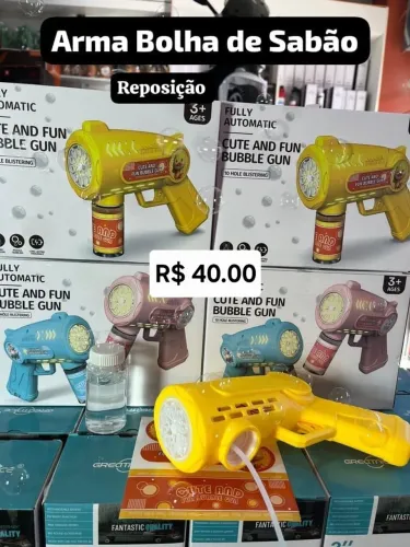 Brinquedo de Bolhas de Sabão 