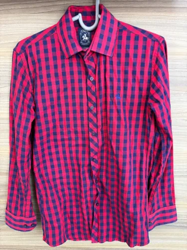 Camisa Quadriculada Polo Wear Tamanho P