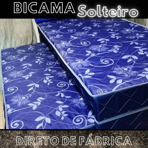 Cama solteiro com auxiliar - Direto de fábrica