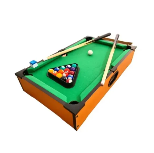 Mesa de Sinuca / Mini Bilhar - Jogo Completo com Tacos