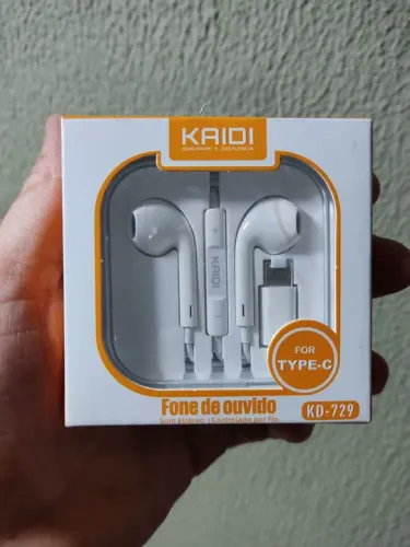 Fone com Fio Type-C